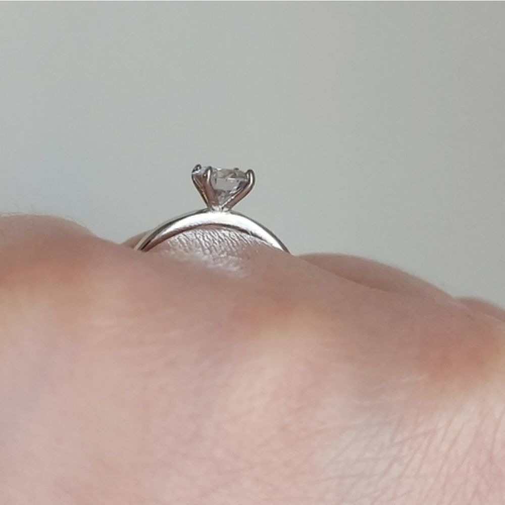 1 Carat Moissanite Engagement Ring - Picture 11 of 15